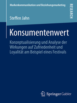 cover image of Konsumentenwert